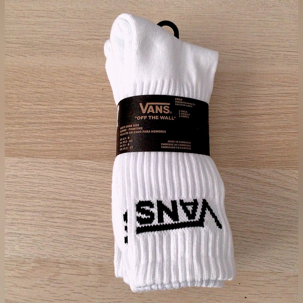 Vans Classic Crew Socks 3 Pairs